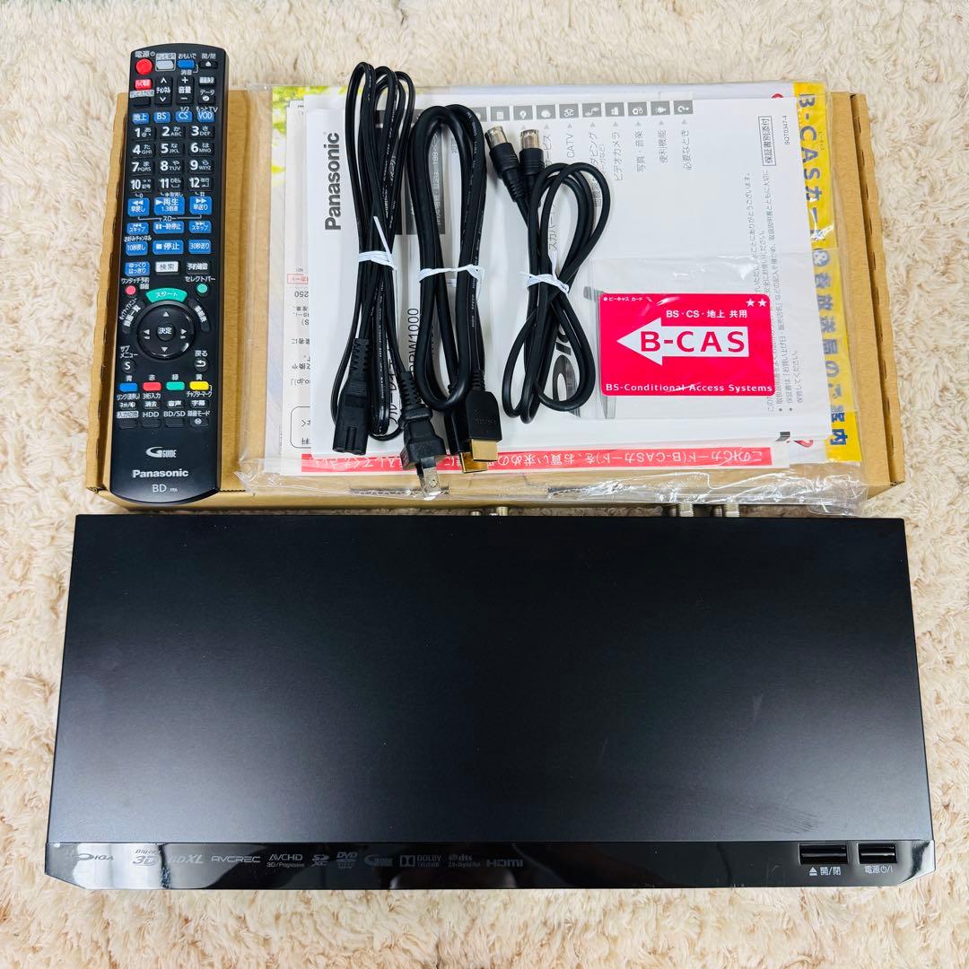 美品 パナソニック DIGA DMR-BRW1000 ブルーレイレコーダー