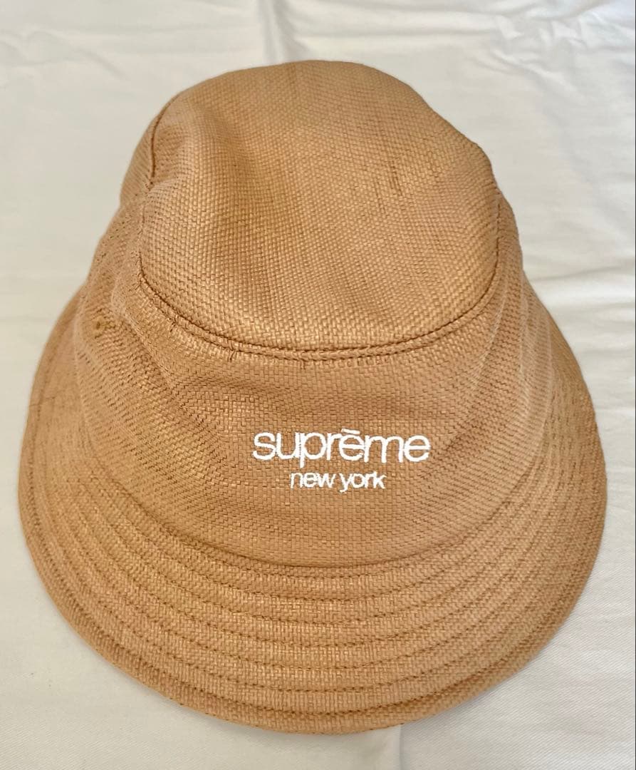 帽子 Supreme Raffia Crusher Natural M/L