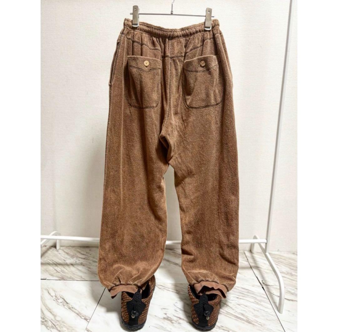 希少 vintage dezert デザート パイル地 タオル地 ワイドパンツ