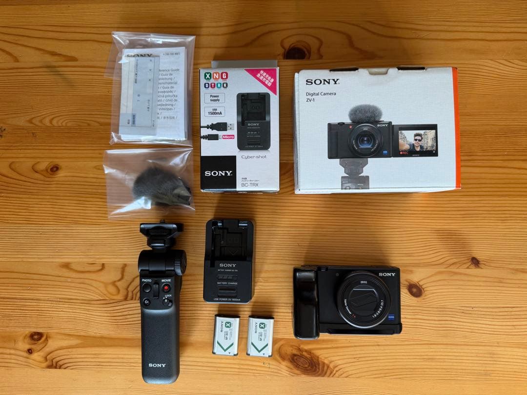 【美品】SONY VLOGCAM ZV-1G 純正充電器セット