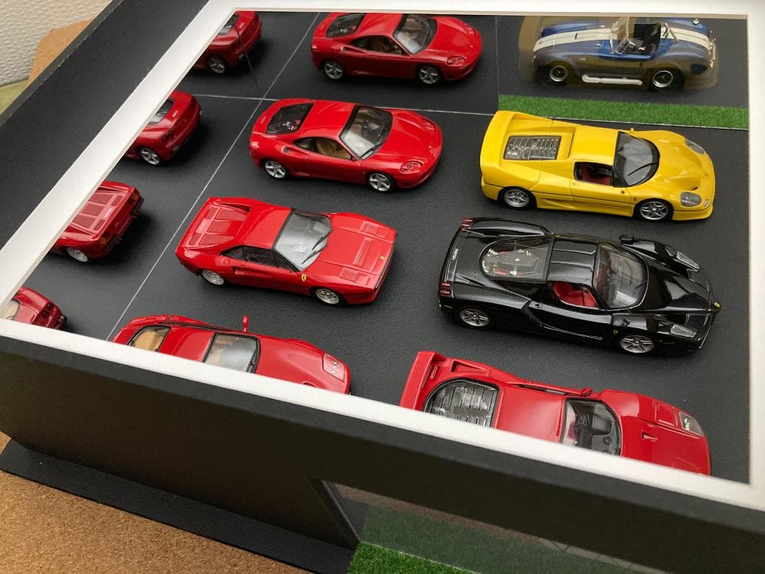 ミニカー用ジオラマ：1/43 ショールーム＆ガレージⅠ／希少モデル！