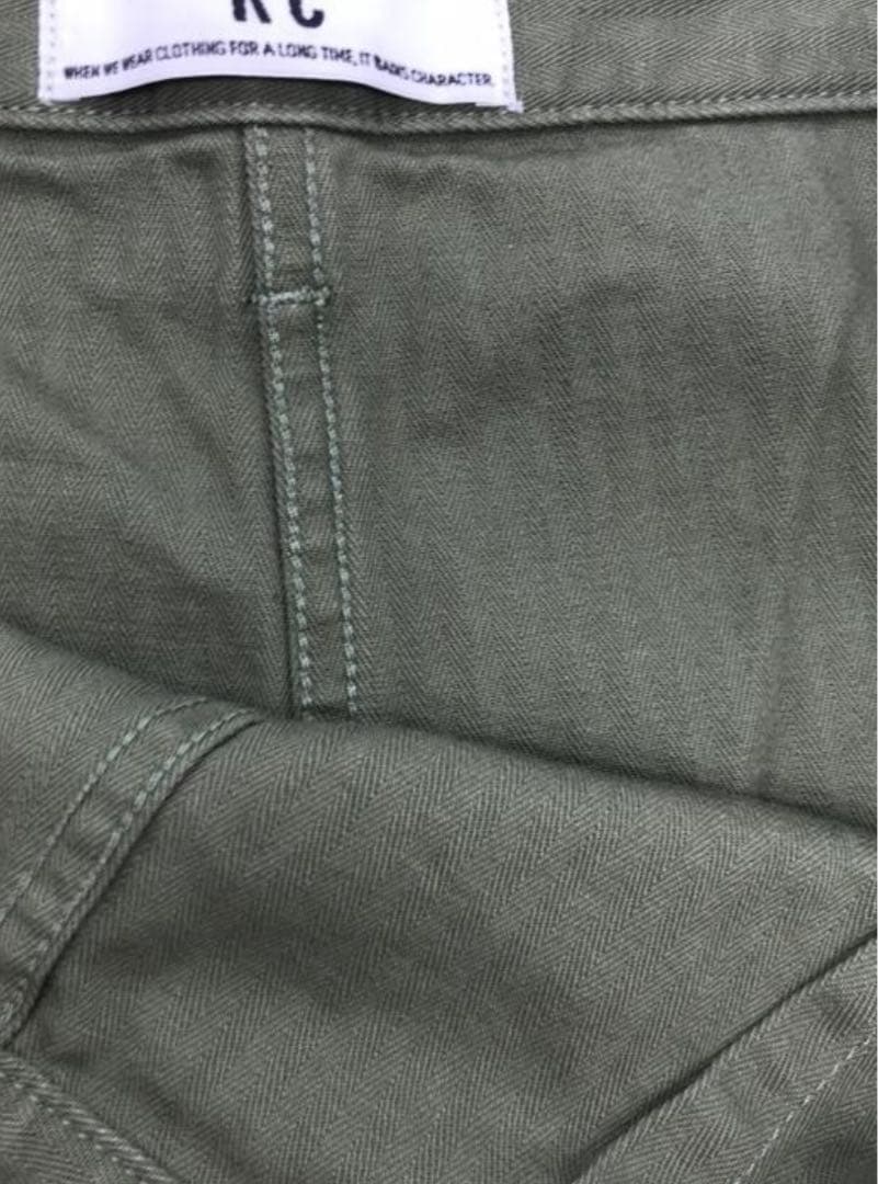 新品　ミリタリーユーティリティパンツ　カレンソロジー　カーキ　&RC