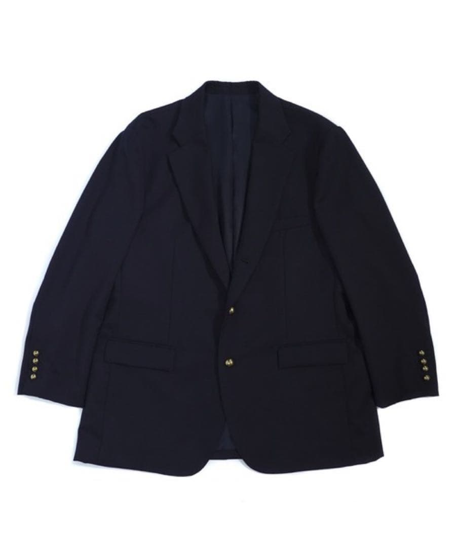 benine9 ビナイン　ウールツイル段返り3B BLAZER navy