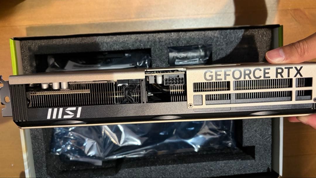 保証期間内 MSI GeForce RTX 5070 Ti 16GB