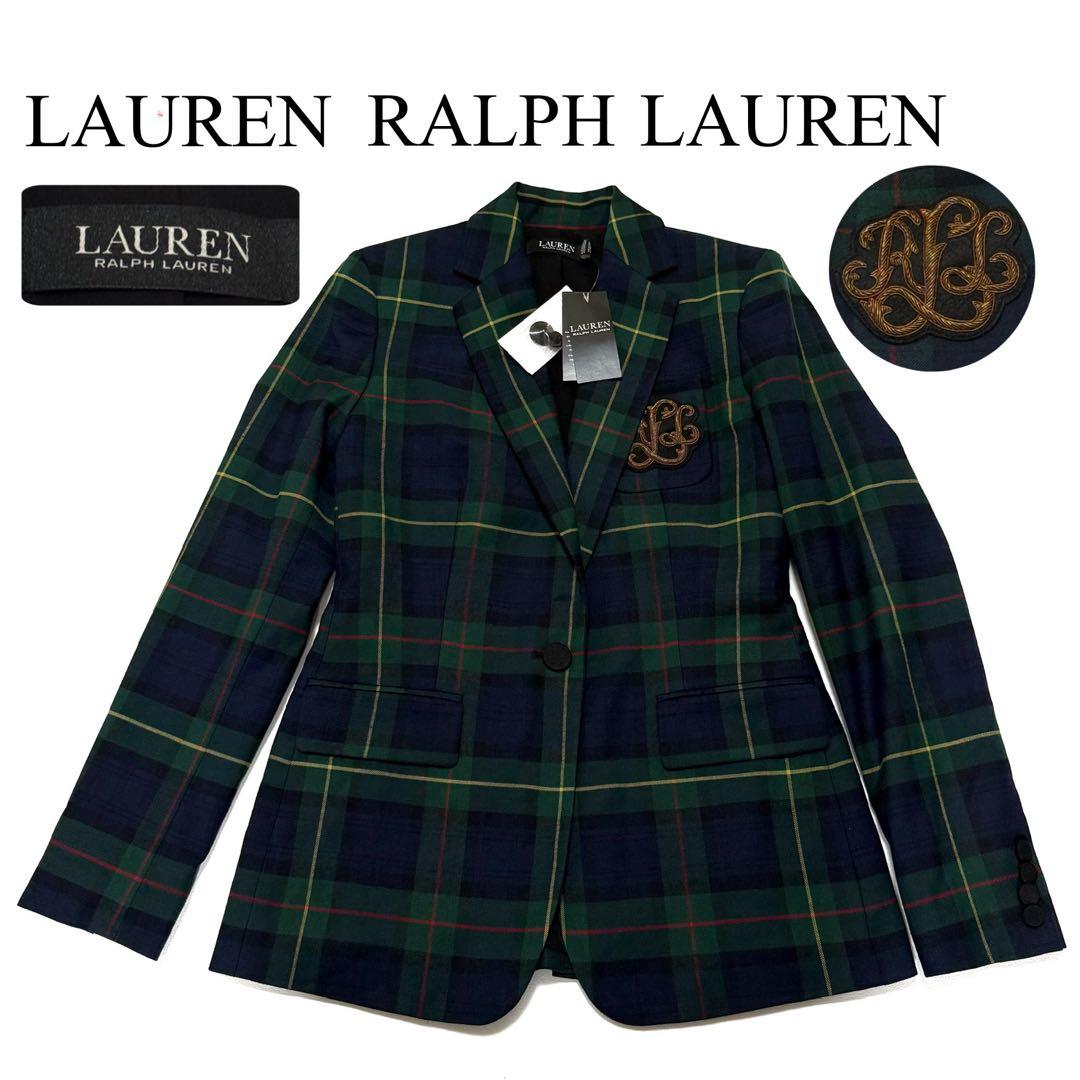 LAUREN RALPH LAUREN チェック テーラードジャケット
