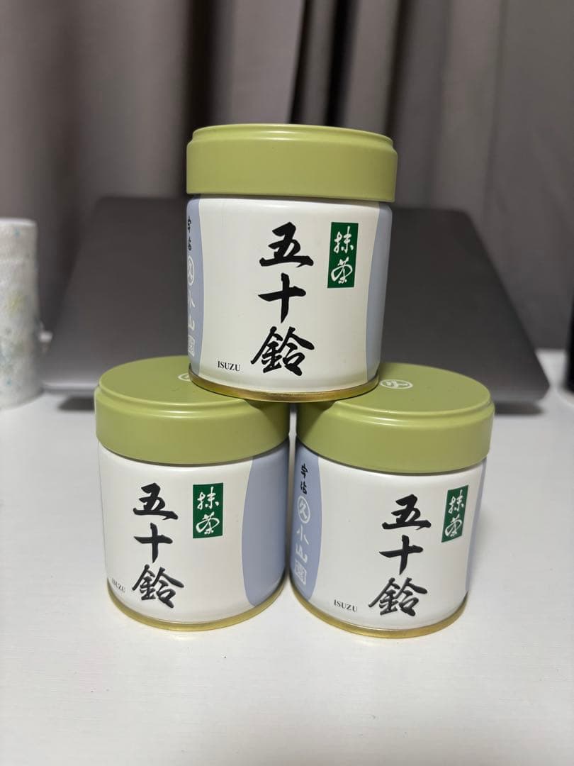 丸久小山園抹茶　五十鈴40g ×3缶