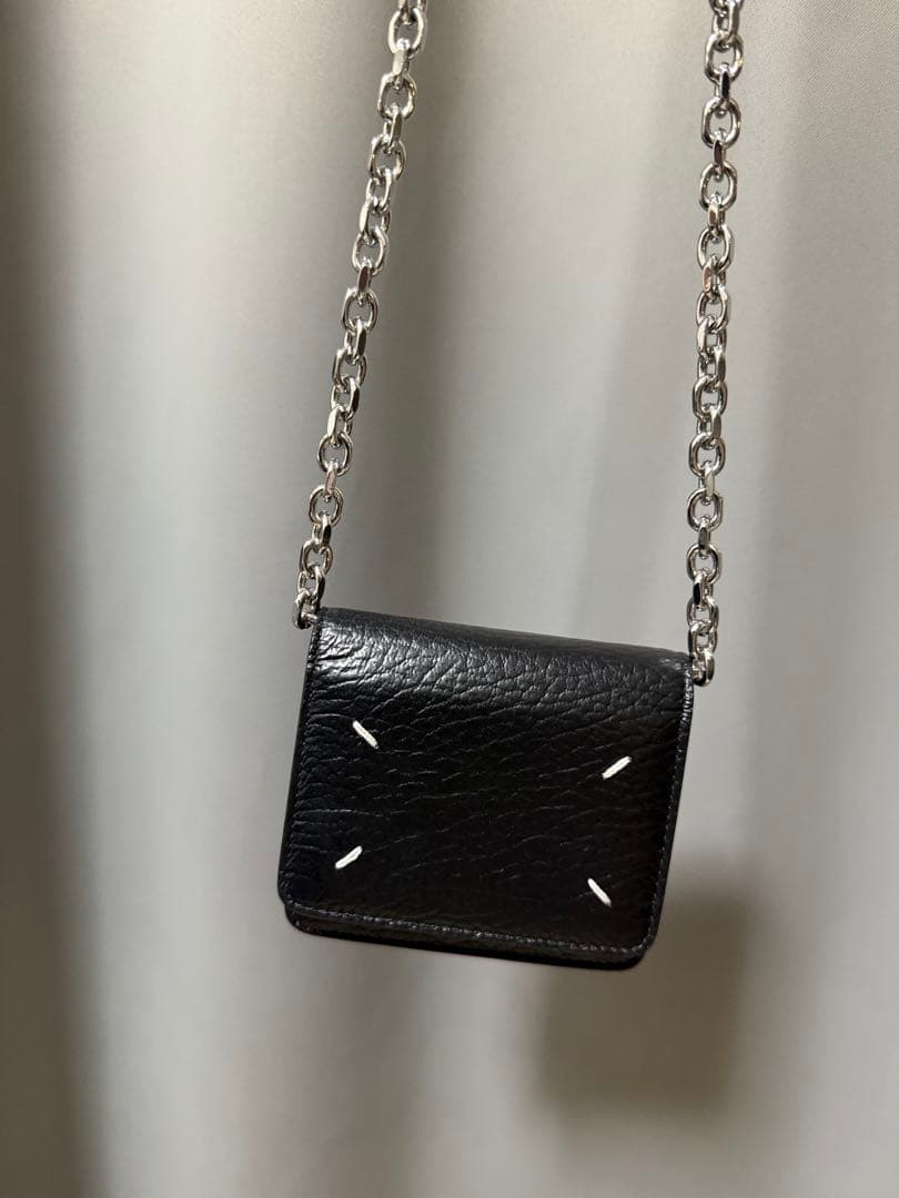 MAISON MARGIELA チェーンウォレット ブラック