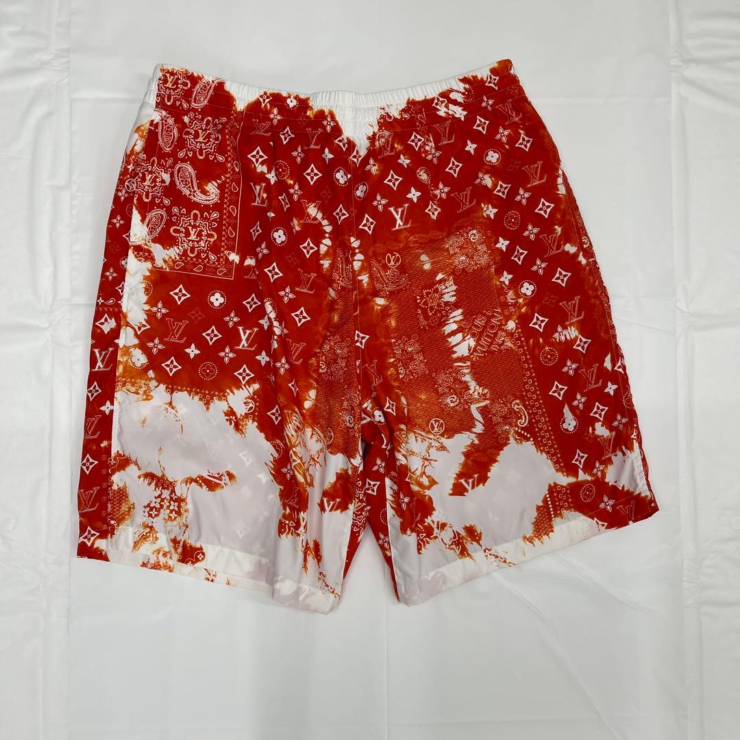 ルイヴィトン 22AW バンダナボードハーフパンツ 水着 L 水陸両用