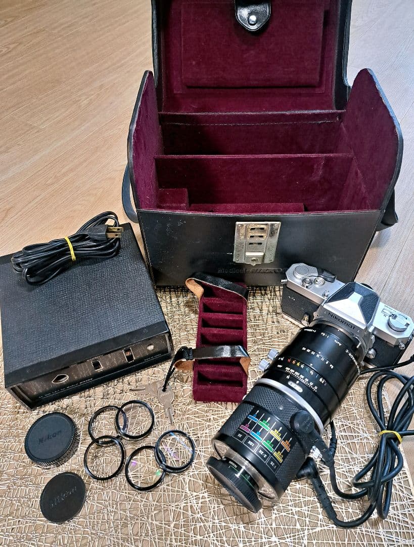 NikomatFTN一眼レフ+Nikonメディカルニッコール200mmF5.6