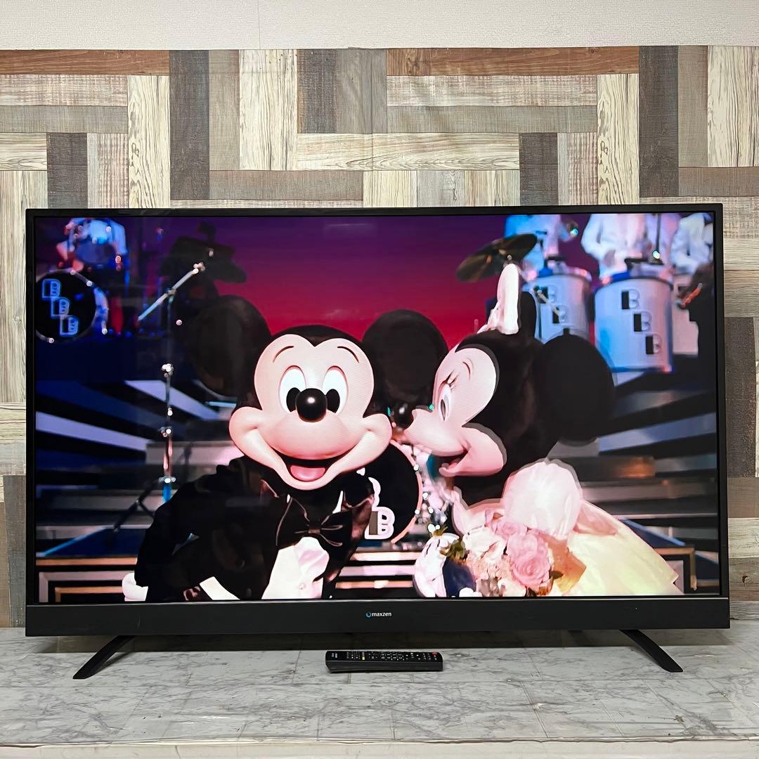 即日受渡❣️全国送料込MAXZEN55型4K液晶テレビゲームモード外付HDD対応