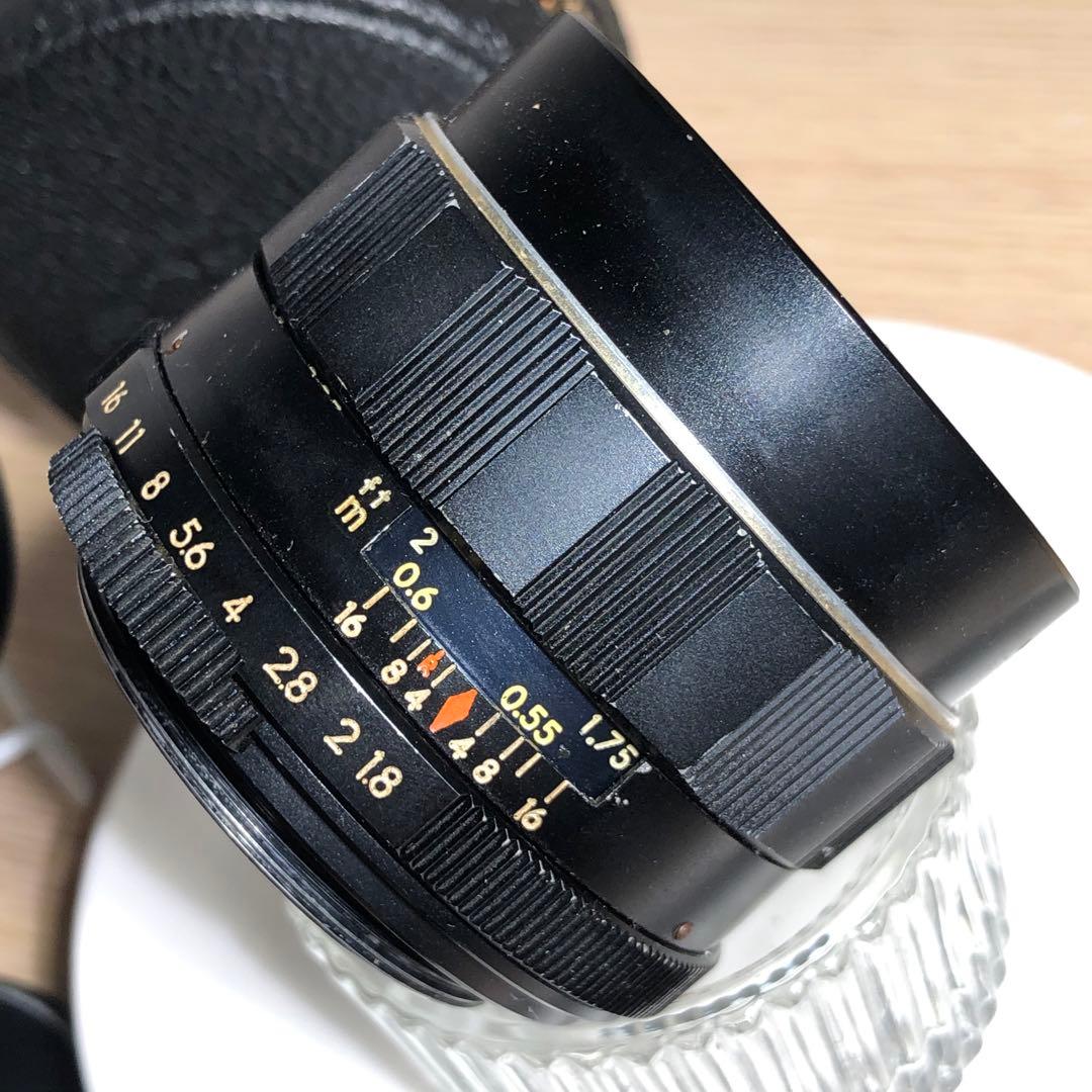 純正付属品付　前期型　SUPER TAKUMAR 55mm f1.8 m42