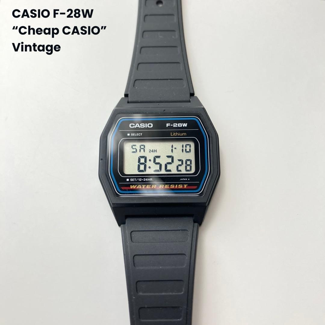 CASIO F-28W“Vintage Cheap”チープカシオ