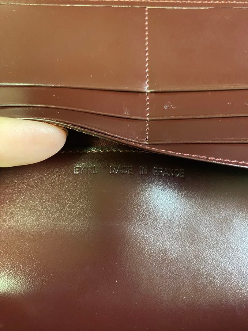 Cartier ボルドー 長財布 マストライン 使用期間約2ヶ月