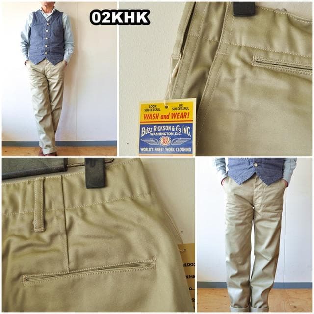 バズリクソンズ　BUZZRICKSONS　 チノパンツ　40025 33