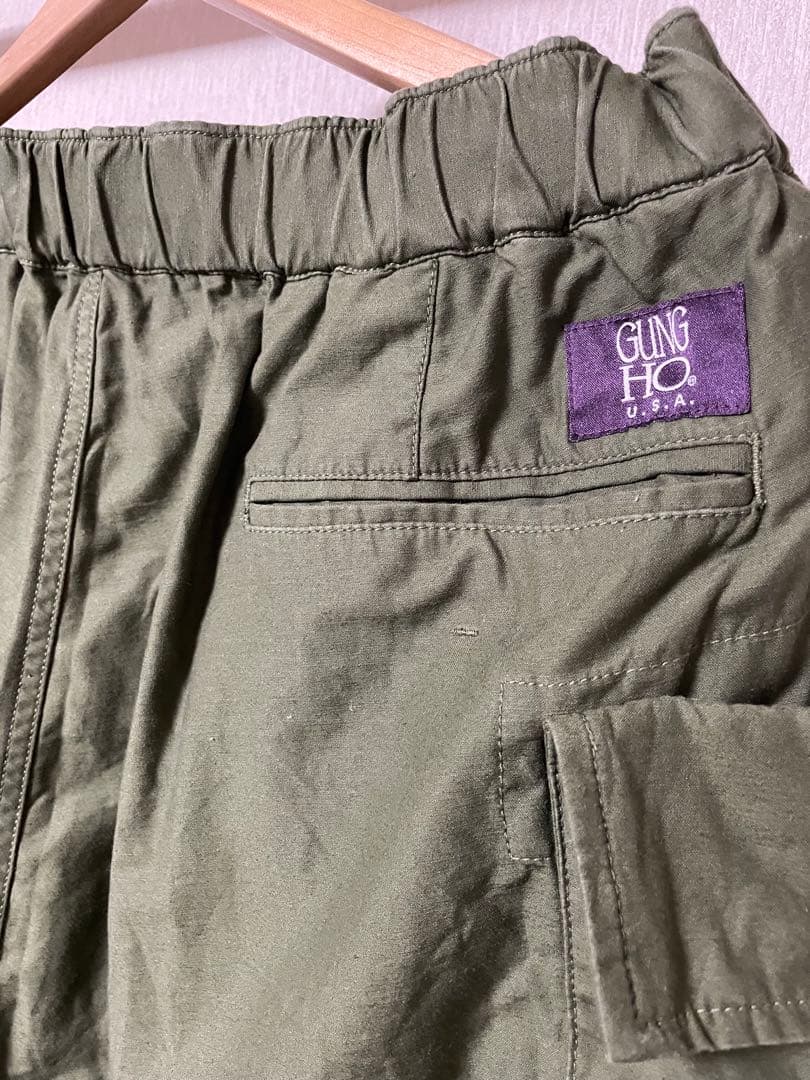 nanamica店舗限定GUNGHOカーゴパンツ