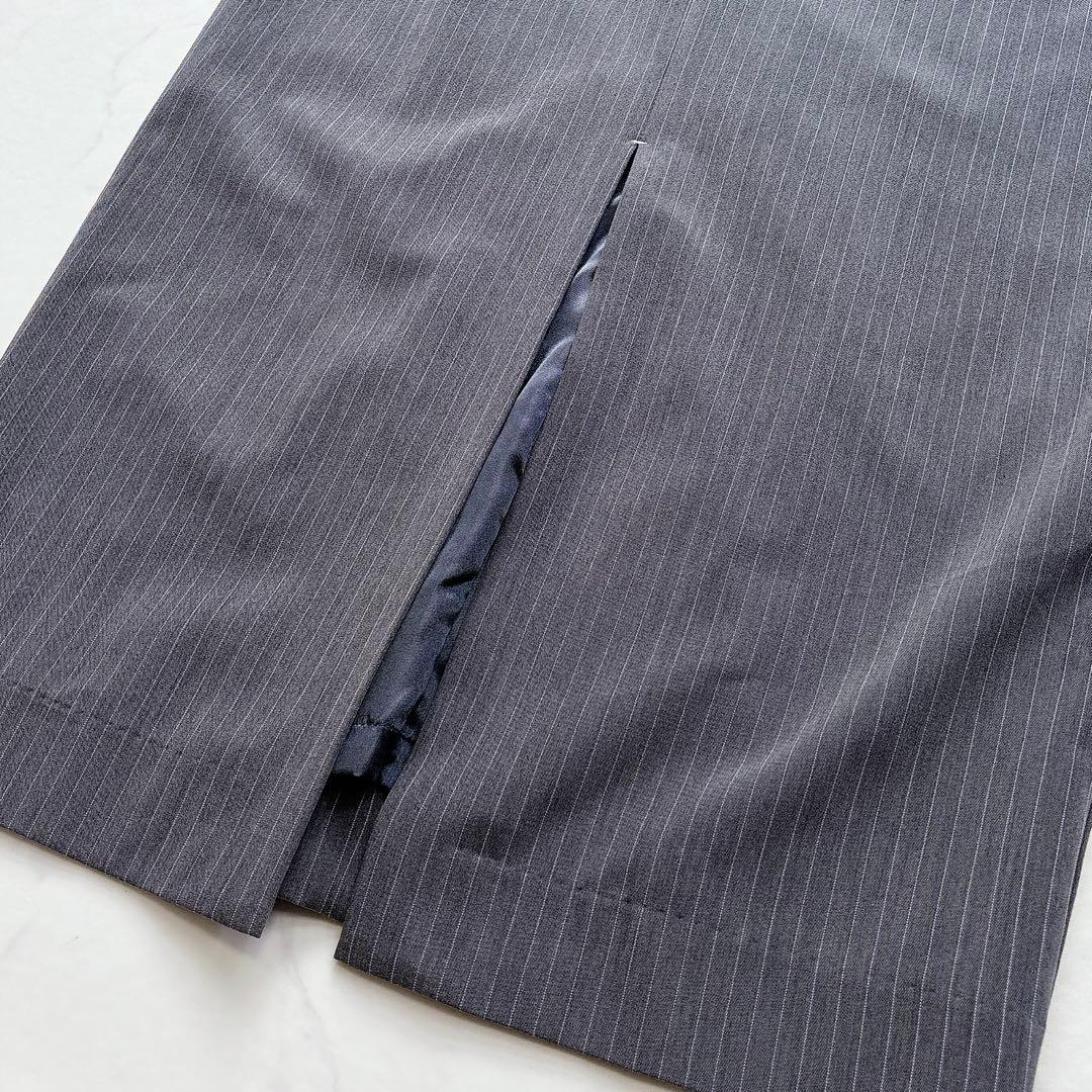 【ANDRESD】大人気完売　ピンストライプテーラードビスチェドレス　セレモニー