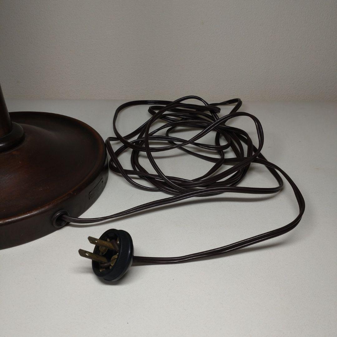 昭和初期 三越特製 木製 電気スタンド 高さ約58cm／照明器具