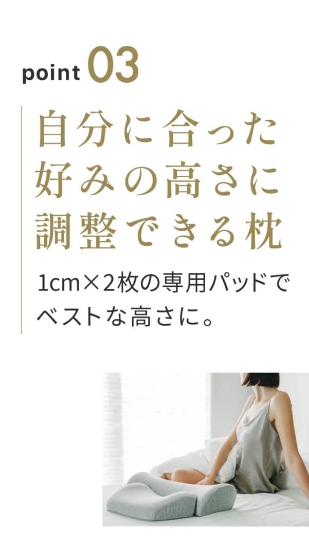 CALQSカルクス[首と肩のことだけを考えたダブル枕PLAS]