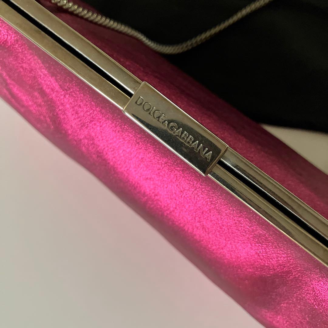 DOLCE & GABBANA ピンク パーティバック