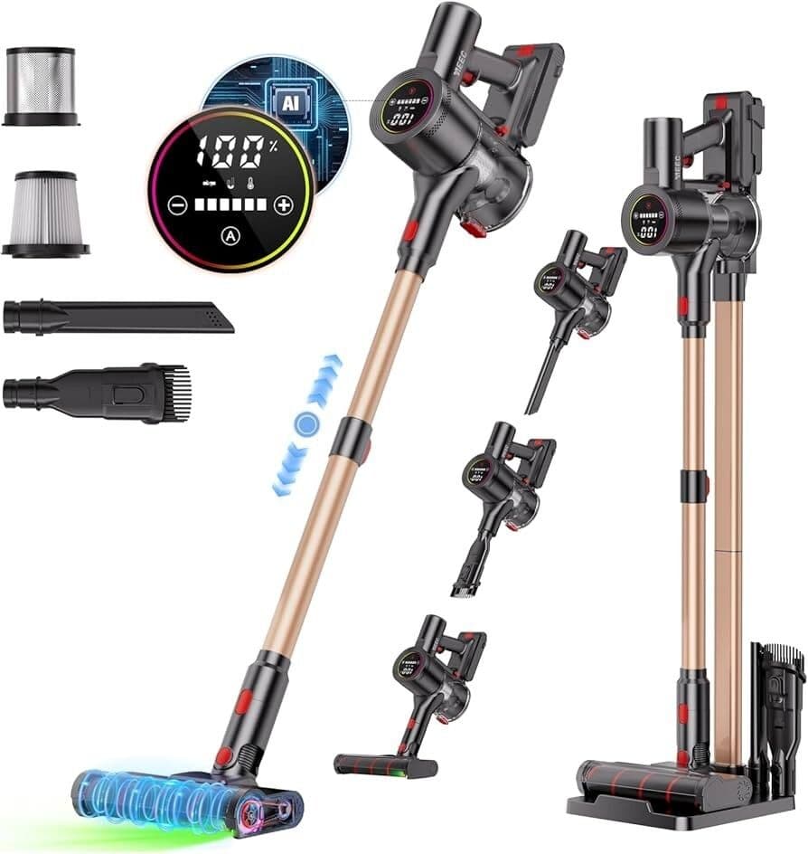 新品　コードレス掃除機 独立モーター自走式！90Kpa強力吸引 70分連続稼働