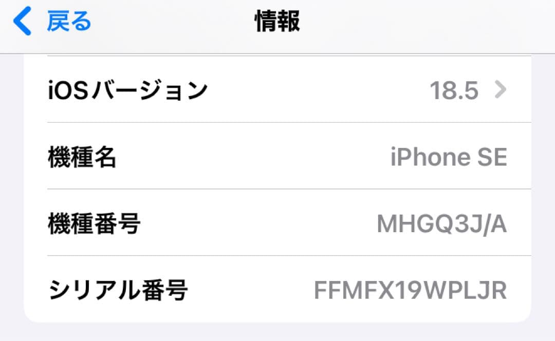 iPhone SE 第2世代 64GB ホワイト 残量77%