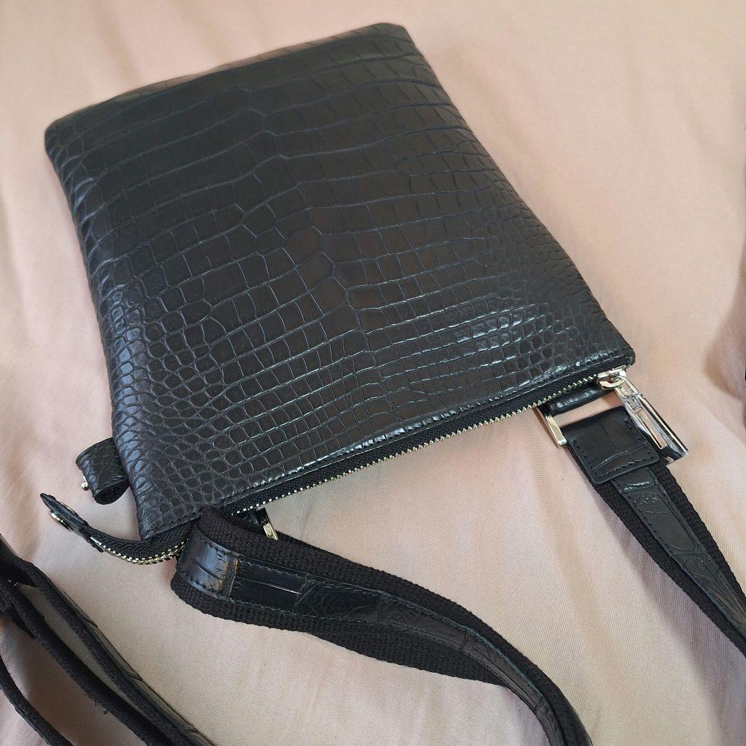 (未使用)東京クロコダイル ショルダーバッグ 凛 ポロサス