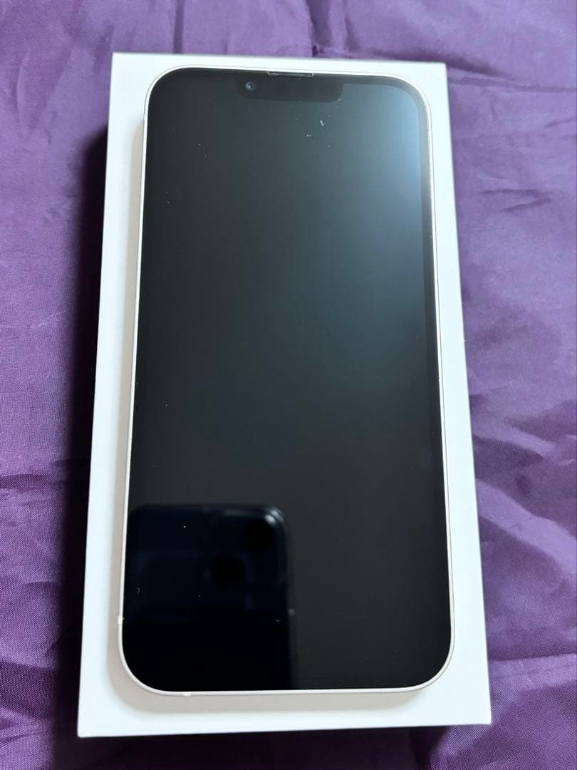 iPhone 13 スターライト 128GB バッテリー85%