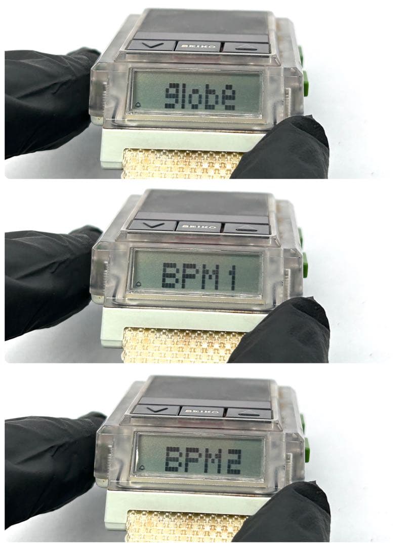 新品電池 稼働 SEIKO フリークエンシー 小室哲哉 B010-4000