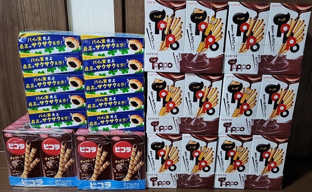 お菓子セット　トッポ チョコレート パイの実 ピコラ