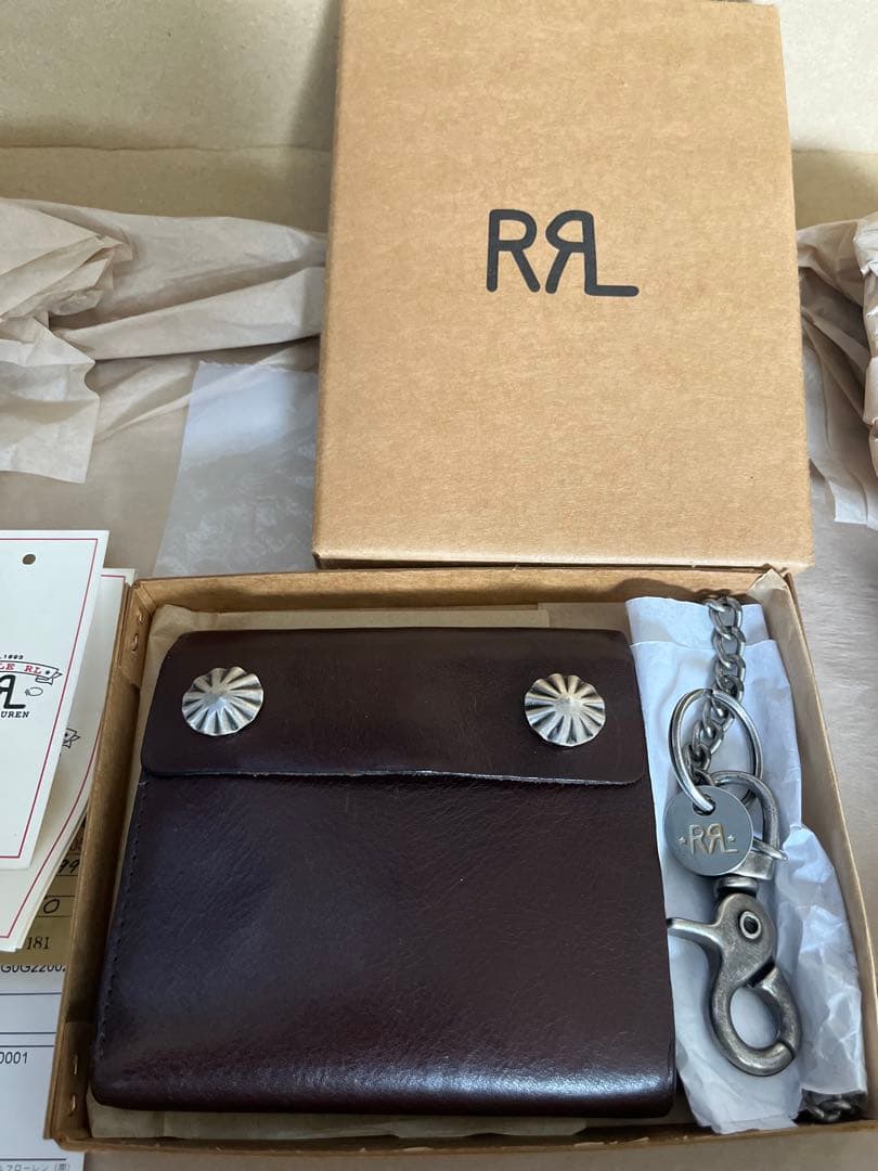 RRL コンチョレザー ウォレット