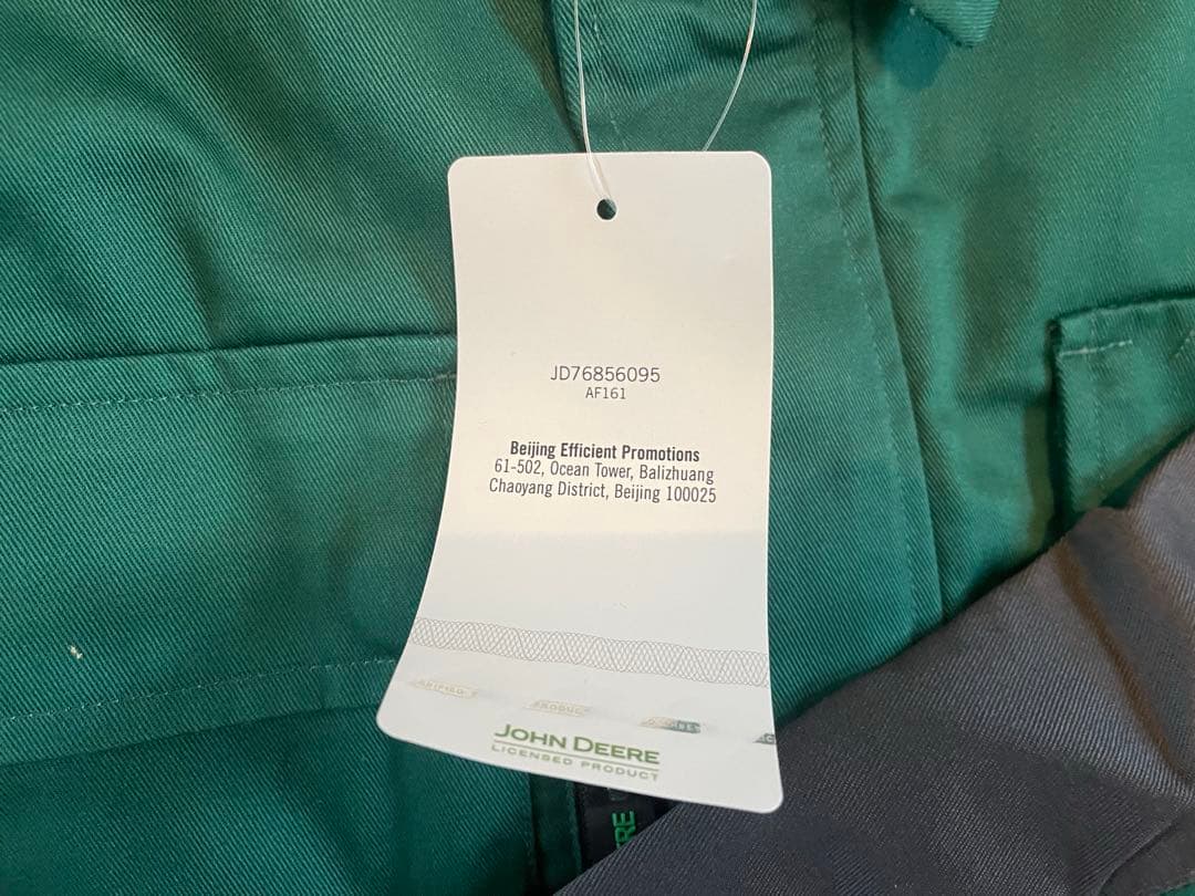 ☆新品未使用☆ジョンディア長袖つなぎ3L