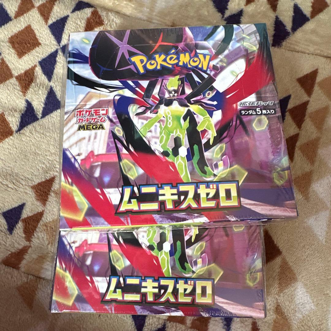 ポケモンカードゲームMEGA　ムニキスゼロ 新品未開封　シュリンク付き2箱