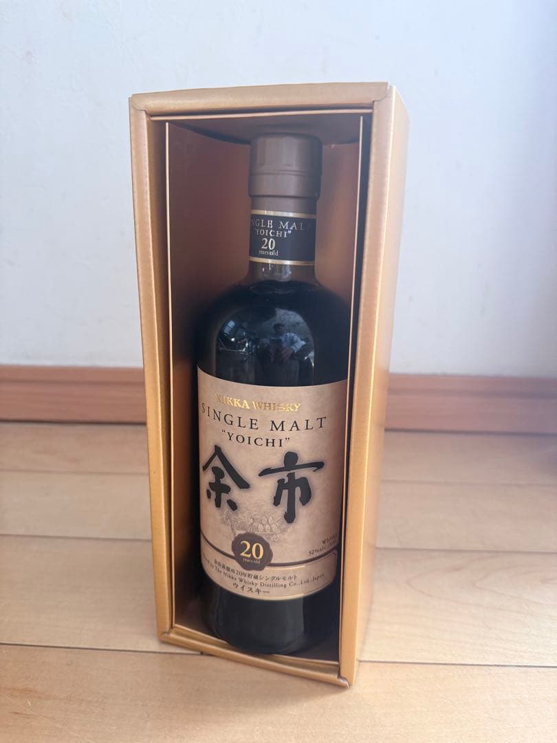 【未開封】余市 シングルモルト 20年 箱入り