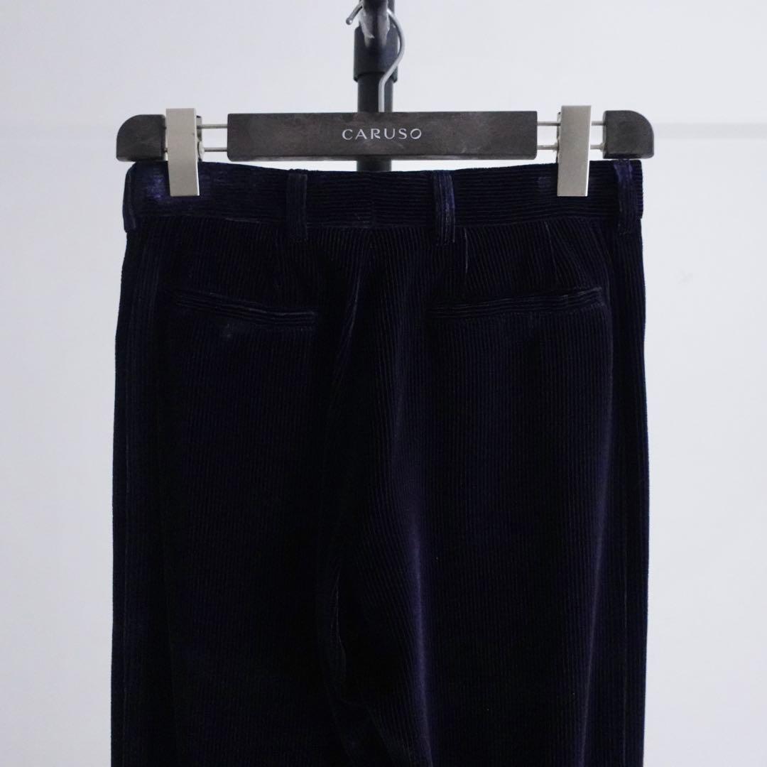 GIORGIO ARMANI レーヨンシルクナイロン　コーデュロイトラウザーズ