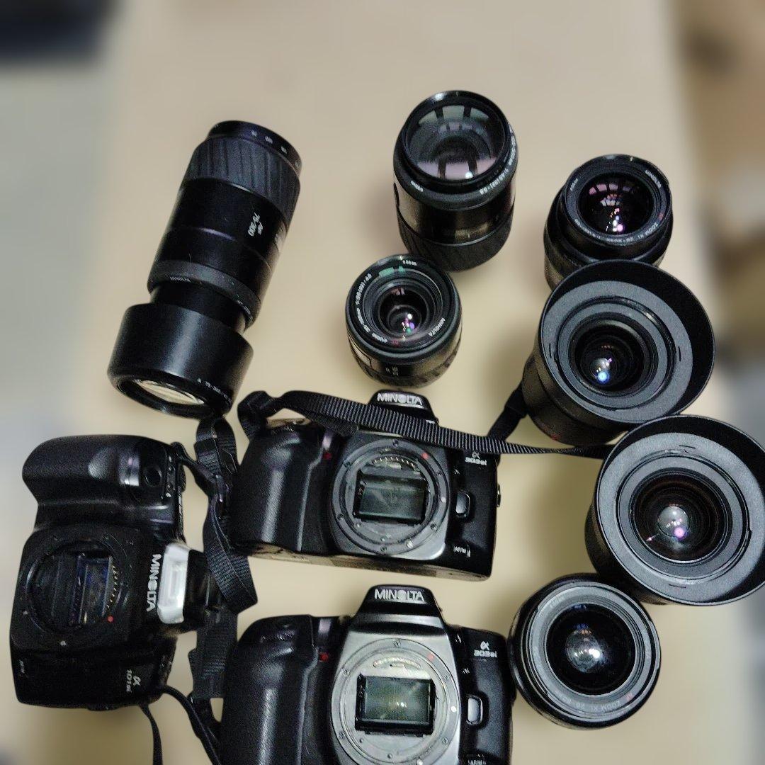 茶1000 ジャンク MINOLTA α303si 101si