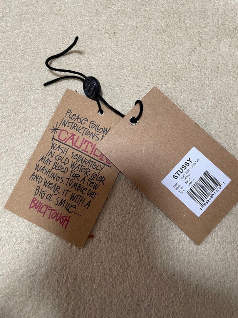 い*な様 STUSSY BEACH PANT COTTON TWILL NAVY