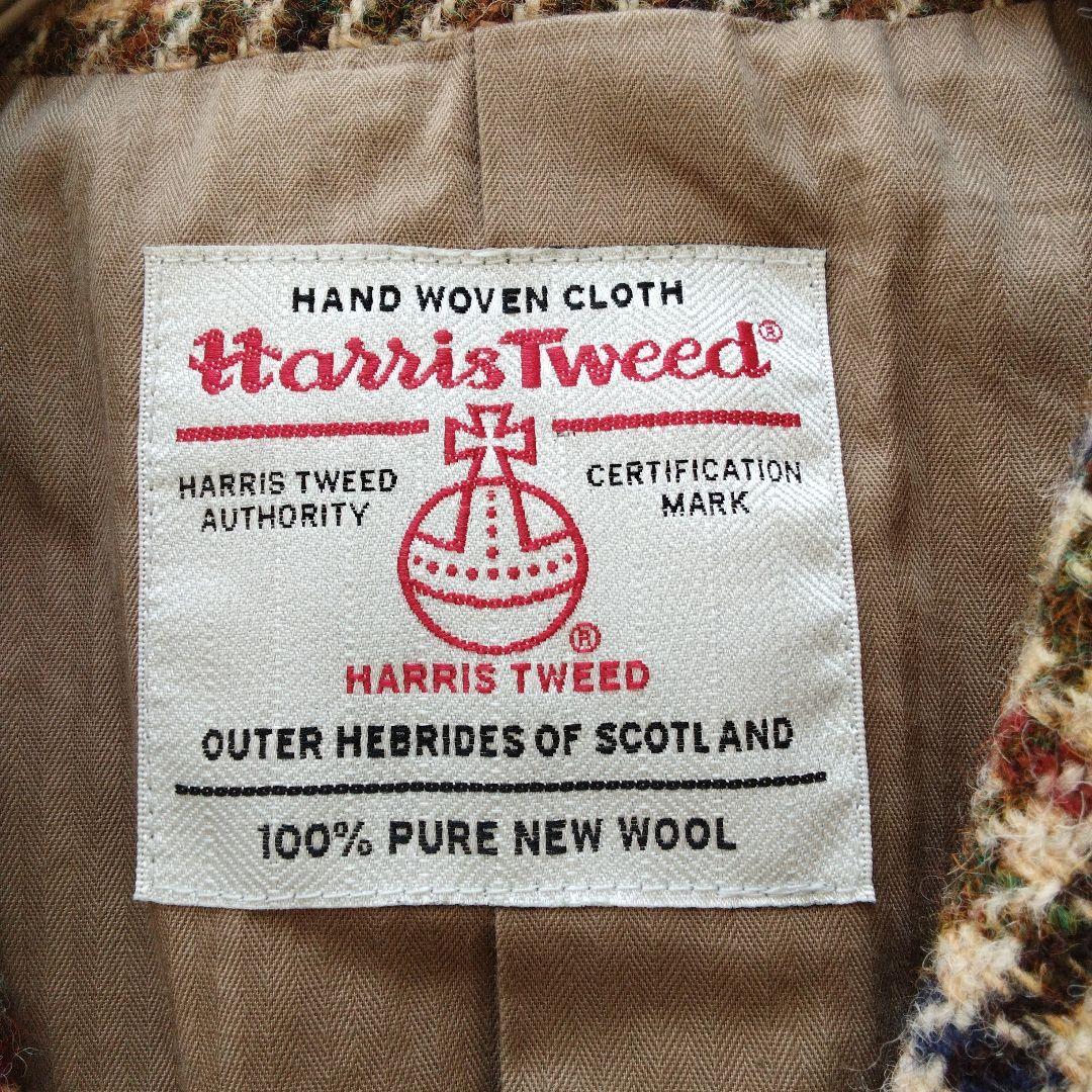 aikmj ビームスボーイ × ハリスツイード 千鳥格子ウールジャケット