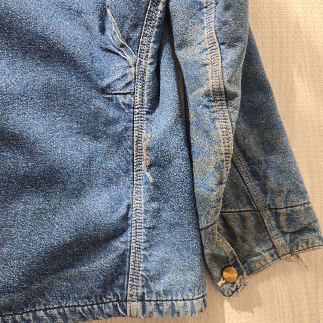 ◎80s Carhartt ミシガンチョアコート ジャケット ye着用 デニム