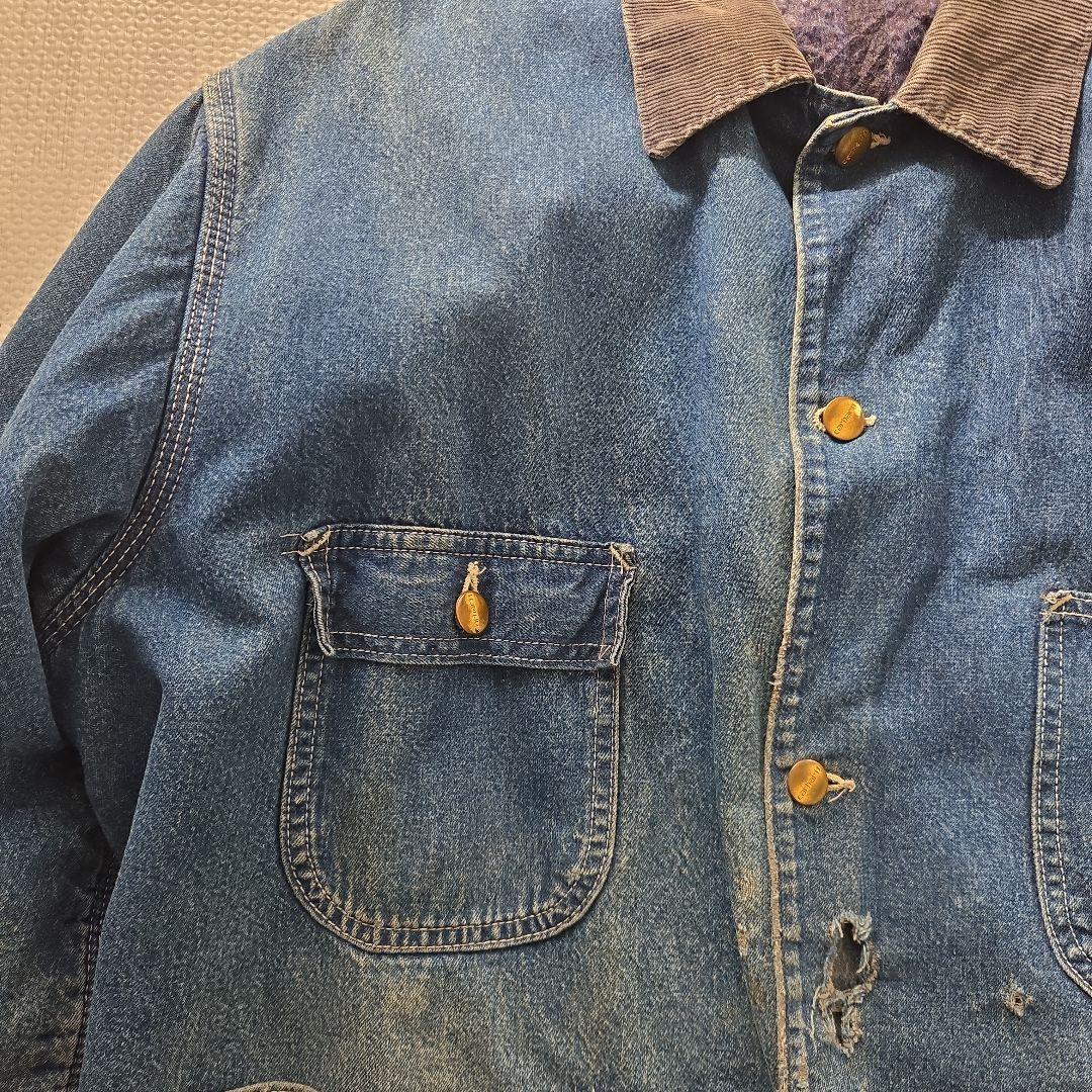 ◎80s Carhartt ミシガンチョアコート ジャケット ye着用 デニム