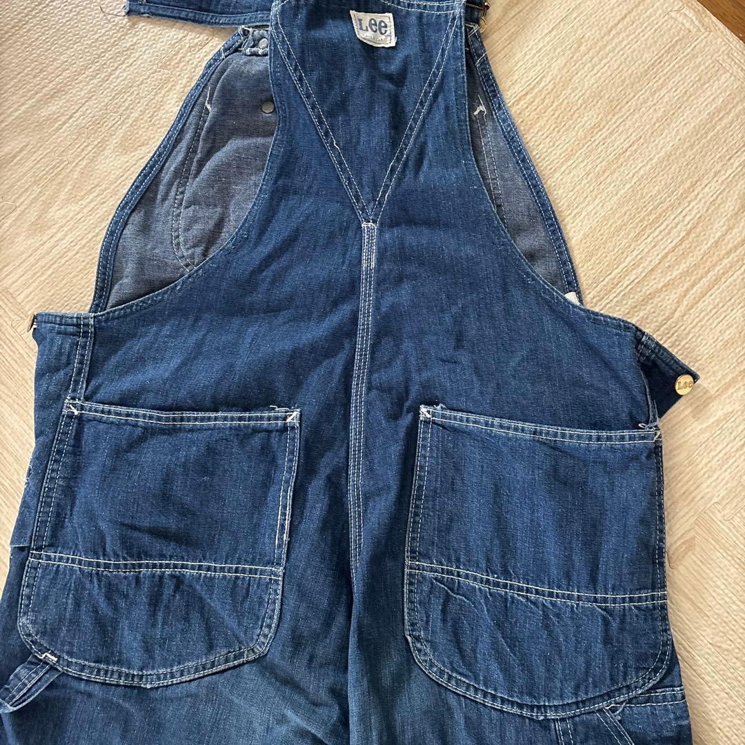 70'S ‼️Vintage Lee デニムオーバーオールmade in USA‼️
