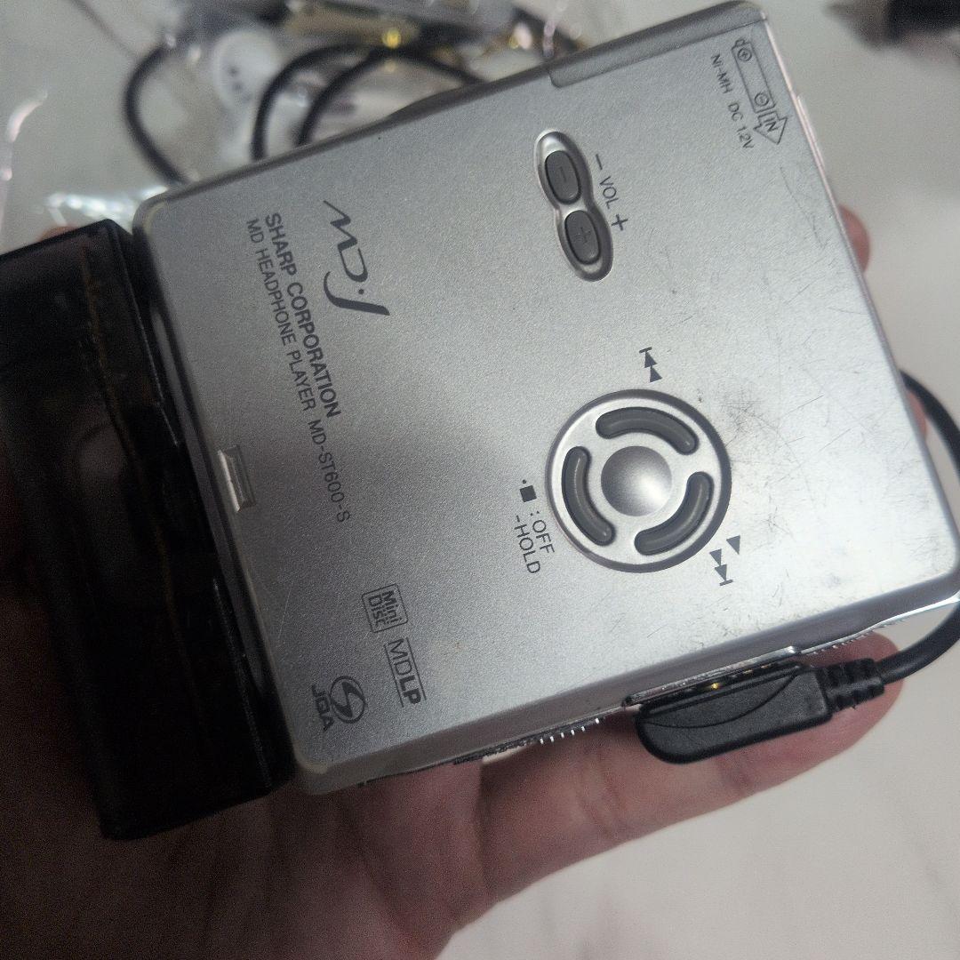 SHARP☆ポータブルMDプレイヤー MD ST600（動作確認済み）