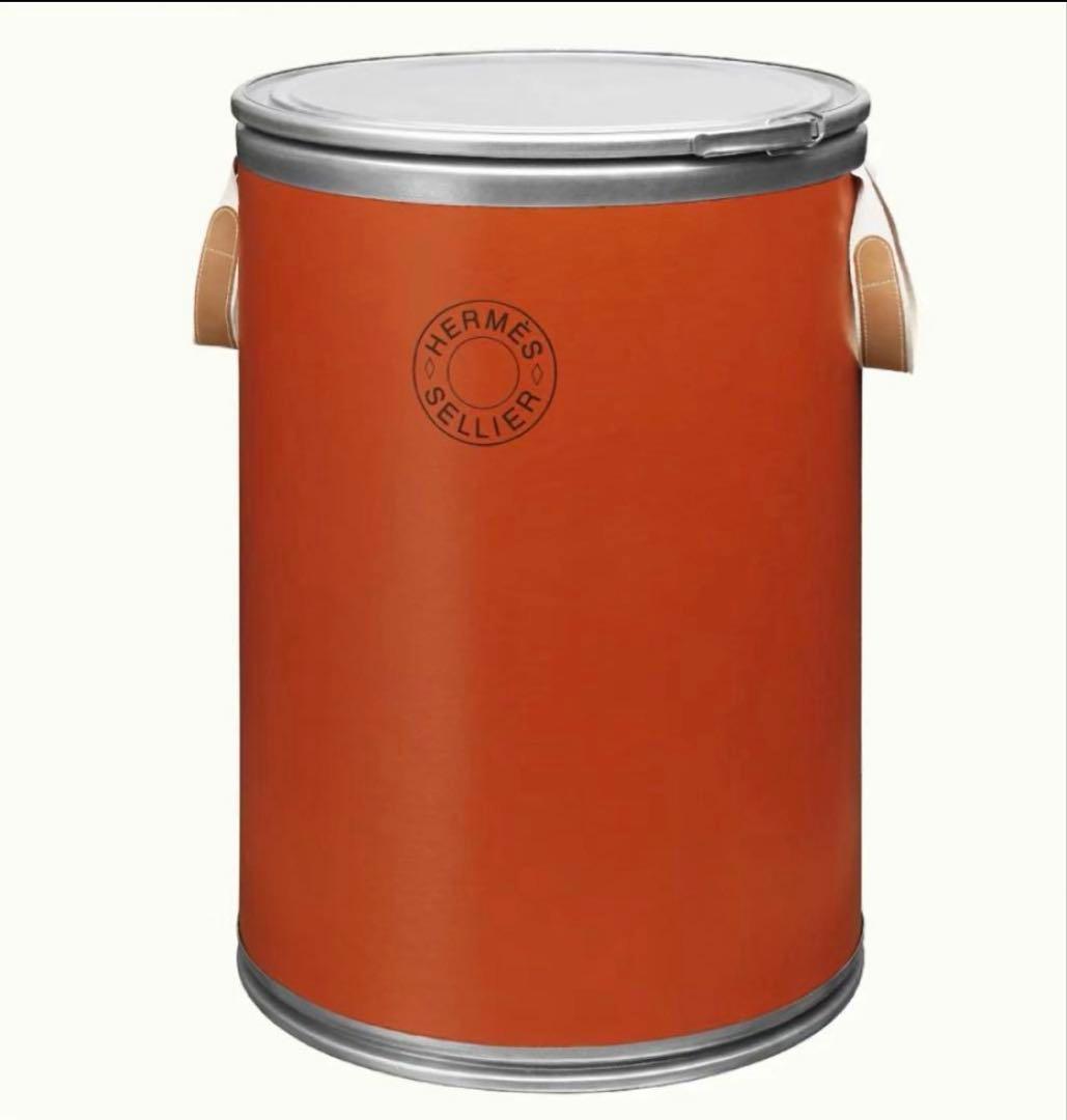 新品　エルメス　サドルボックス　馬具缶　Lサイズ