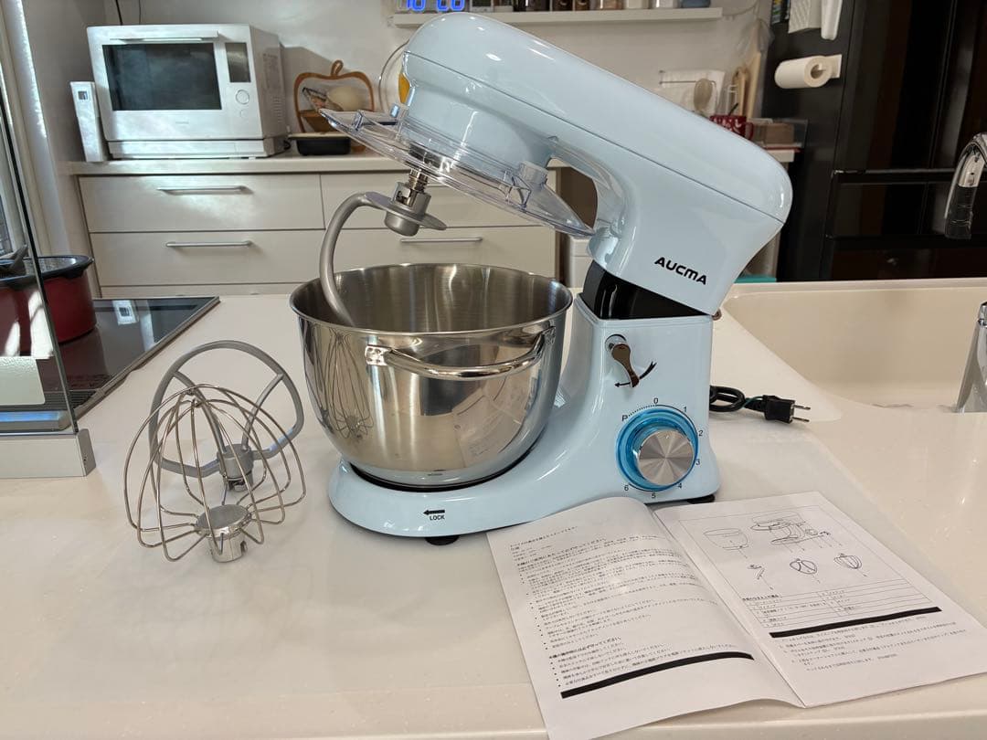 【美品】AUCMAスタンドミキサー SM-1515 4.5Lホイッパー他付属品付