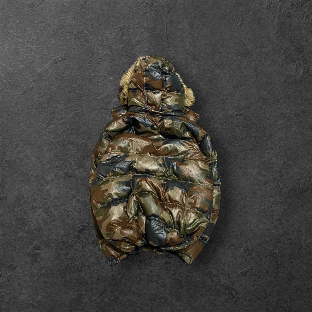 00s old uniqlo ファー ダウンジャケット y2k 平成 グランジ