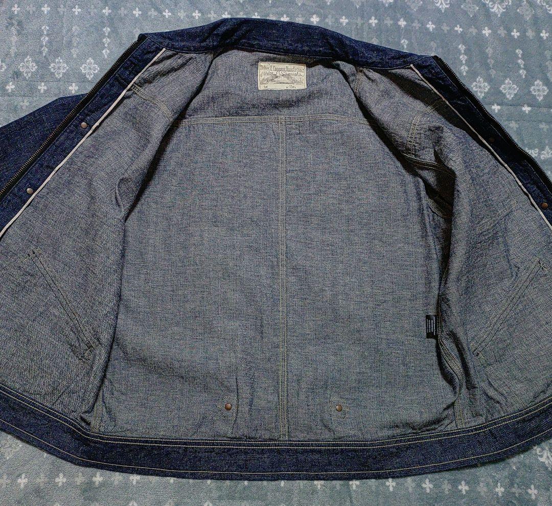 新品 ダリーズ 81B ID 30sDENIM ZIP JACKET (XL)