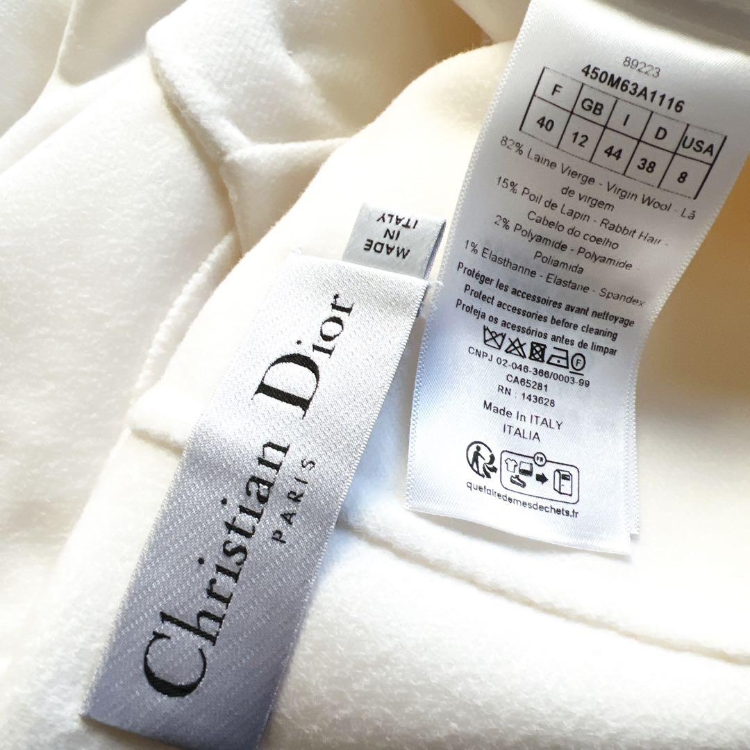 極美品　Christian Dior ディオール　ケープ　ダブルフェイス　コート