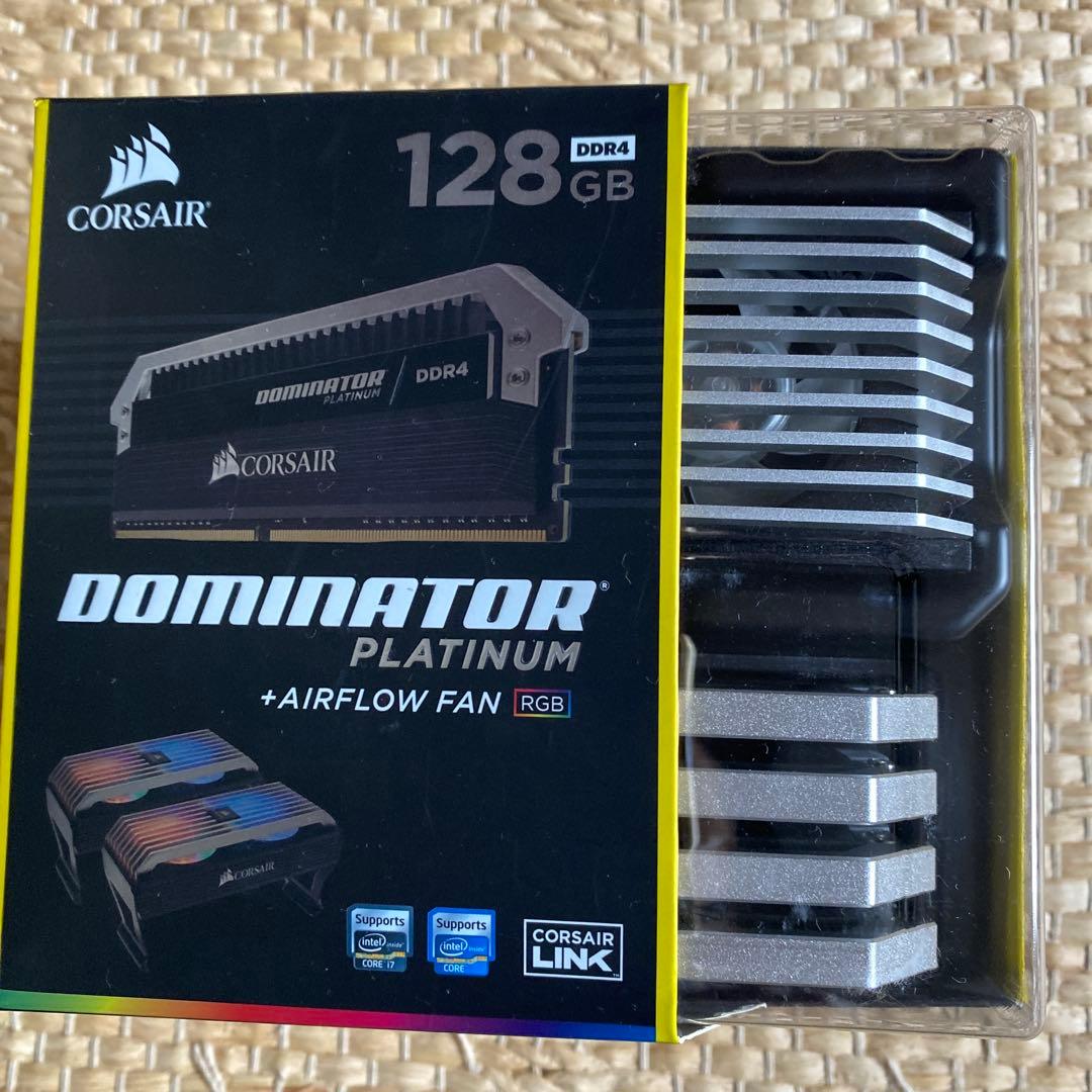 DDR4 128GB(8×16GB) 2400MHz DOMINATOR+fan
