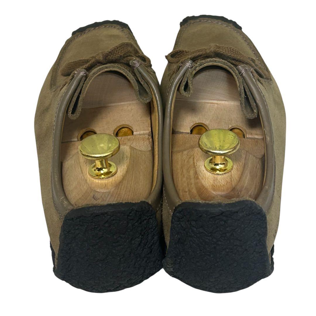 美品 人気モデルクラークス ワラビー ナタリー スエード ベージュ 24cm