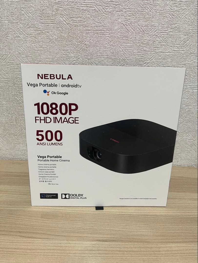 【1度のみ使用動作未確認】プロジェクターNEBULA vega portable