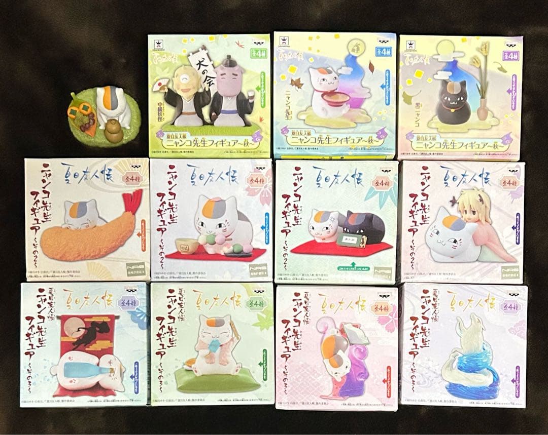 夏目友人帳 プライズ ニャンコ先生 フィギュア 12種 まとめ売り